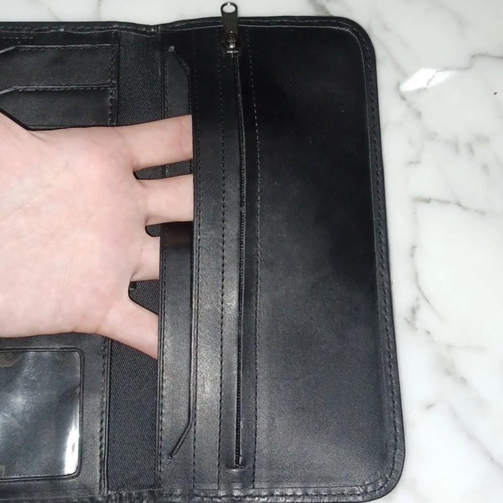 L.L. Bean Leather Wallet Trifold Wallet travel wallet Ticket Wallet Copy-2
